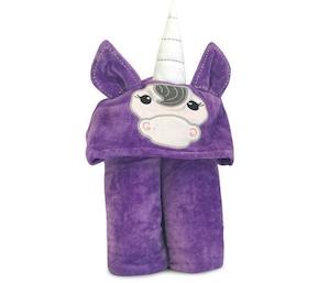Delightful Kiddie Hooded Towel - Unicorn