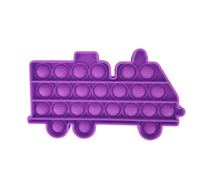 Silicone Push Pop It Bubble Fidget Toy - Fire Engine