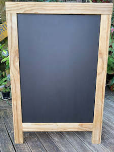 100% NZ Made: Kids Easel Board | A-Frame Signage with Chalkboard