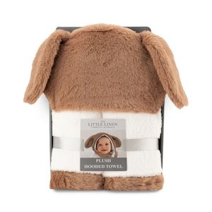 Little Linen Plush Hooded Towel - Barklife Bunny