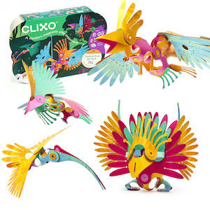Clixo Tropical Birds 22pcs (6 years+)