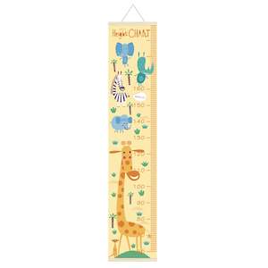 Kids Growth Chart Height Ruler - Wild Animals
