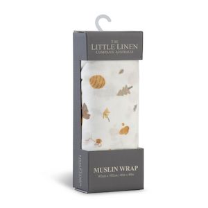 Feeding: The Little Linen Co. Muslin Wrap - Nectar Bear (1pcs)