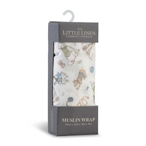 Feeding: The Little Linen Co. Muslin Wrap - Barklife Dog (1pcs)
