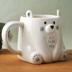SWL Ceramic Bear Mug (10x12.5cm)
