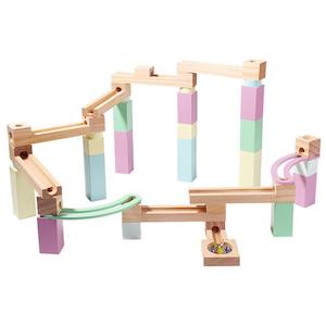 Wooden Marble Ball Run Toy Set (44pcs) *Pre-Order