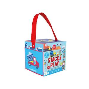 Construction Farm Hand Vehicles Busy Traffic Gift Ideas: Floss & Rock Construction - Stack & Play (2 years+)