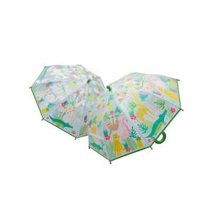 Floss & Rock Jungle - Transparent Colour Changing Umbrella (3 years+)