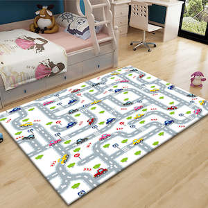 Kids' Road Map Play Mat - Busy Vehicles 80x160cm *Pre-Order