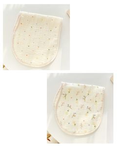 Feeding: Tayloranne Floral & Polka Burp Cloth - 2pcs Pack
