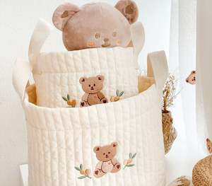 Nordic-Style Portable Baby Essential Organizer (2-Pack) - Bear | Olive | Cherry