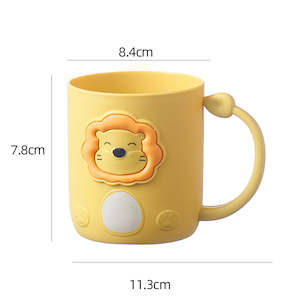 Storage Solutions: Lion Mouth Rinse Cup | Toothbrush Holder - Yellow | Green