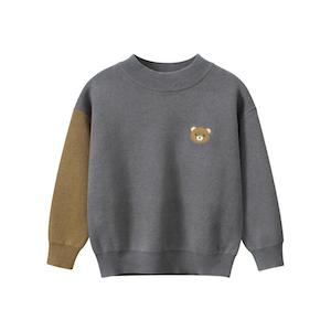 Kids Clothing Accessories: Hello Bear Kids' Knitwear Jumper - Iron Grey (2-10 years)