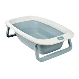 Beaba Eazy Pop Foldable Bath - Velvet Grey | Baltic Blue