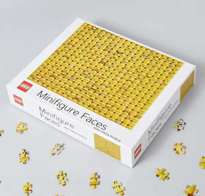 Home Living: LEGO: Minifigure Faces 1000-piece Jigsaw Puzzle
