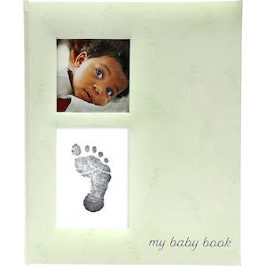 Books Stationery: Pearhead Leaves Babybook - Sage