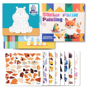 Sticker Puzzle Painting - Wild Animal | Busy Traffic (3 years+)