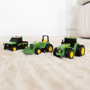 John Deere Lights & Sounds Mini Tractors 3 Pack (3 years+)