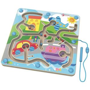 Classic World: Classic World Magnetic Town Set Maze - 24cm (18 months+)