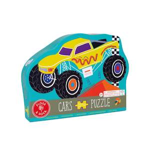Puzzles Board Games Collection: Floss & Rock Cars: 20pcs Monster Truck Shaped Puzzle in Shaped Box (3 years+)