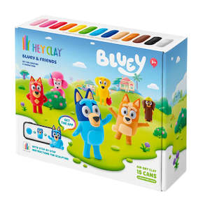 Hey Clay: Hey Clay - Bluey & Friends, Series Collection, 15 Cans (3 years+)