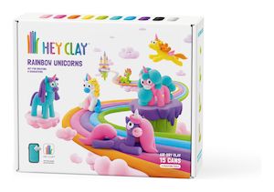 Hey Clay: Hey Clay Rainbow Unicorns 15 Cans (3 years+)