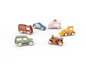 Speedy Monkey Wooden Utility Vehicles- Assorted (12m+)