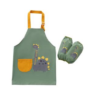 Waterproof Children Art Smock Apron with Sleeve - Dinosaur | Lamb | Lion