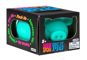 Party Welcome Gifts: Dig It Pig NeeDoh (Assorted Styles) - Stress Ball