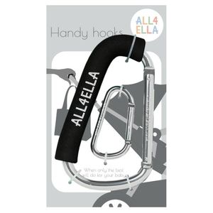 Home Living: All4Ella Handy Hooks Stroller Clip - Silver