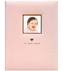 Books Stationery: Pearhead Pink Sweet Welcome Babybook