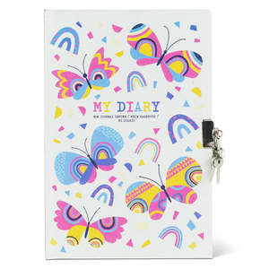 Books Stationery: Tiger Tribe My Diary - Butterflies (5 years+)