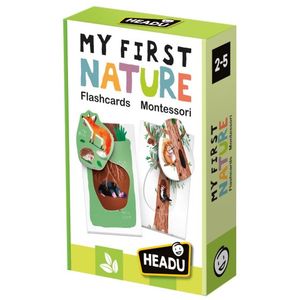 Puzzles Board Games Collection: Headu Montessori Flashcards: My First Nature (2-4 years)