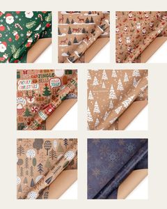 Premium Gift Wrapping Paper - Christmas 7pcs Pack (50x70cm)