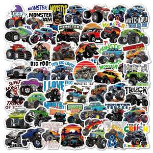 Monster Truck Decorative Stickers Set (50pcs)