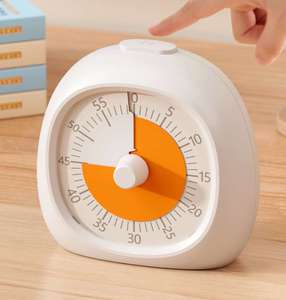 Home Living: 60 Minutes Visual Timer - Easy Time Management Tool for Kids & Adults