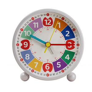 Educational Kids Alarm Clock: Silent Teaching Clock for Learning to Tell Time