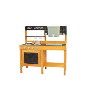 Kids Furniture: Kids Mud Kitchen for Backyard Sensory - Water & Sand Play Kitchen (3 years+)