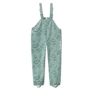 Kids Waterproof Rainwear Overalls - Roarsome Dinosaur (2-8 years)