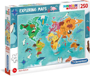SUPER COLOUR: 250pcs Animals In The World (7 years+)