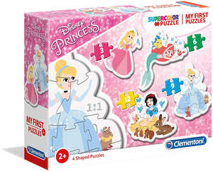 Kids Toys Gifts: SUPER COLOUR: My First Puzzle: Disney Princess 3-6-9-12pcs (2 years+)