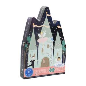 Floss & Rock - 20pc Castle Shaped Puzzle in Shaped Box Enchanted (3 years+)
