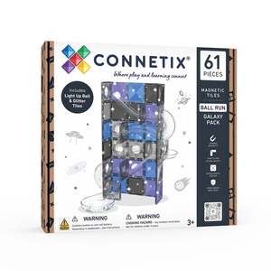 Connetix Tiles Steam Learning: Connetix Tiles - Ball Run Galaxy Pack 61pcs