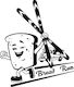 Sticker BREAD RUN SKIER