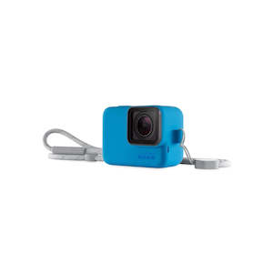 GoPro sleeve + lanyard Blue