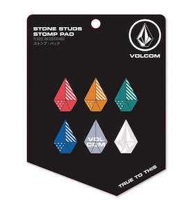 Volcom Stone Studs Stomp Pads - Multi Colour Pack with Red/Lavender/Creme/Blue/Orange/Teal
