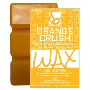 Winter Tuning Accessories: Demon Orange Crush Wax Warm Temperatures