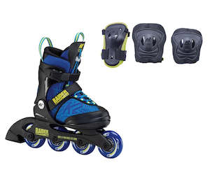 K2 Raider Pro Youth Pack - Blue/Yellow