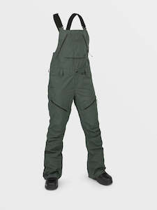 Volcom Outerwear: Volcom Elm Stretch Gore-Tex Bib Overalls - Eucalyptus