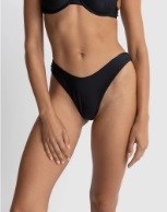 Swimwear: Rhythm Classic Hi Cut Pant - Black